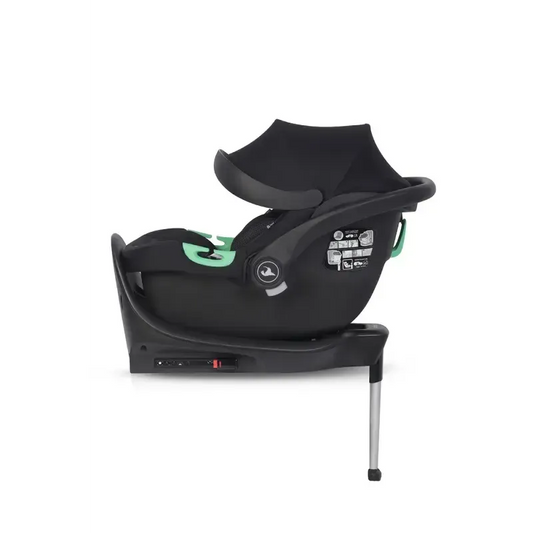 Autokėdutė su baze Colibro Petit Pro I-size, 0-13 kg. Onyx