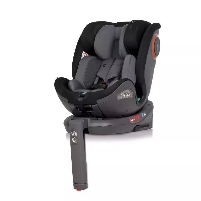 Automobilinė kėdutė Cavoe Le Mans Isofix 360, 0-36kg, Iron