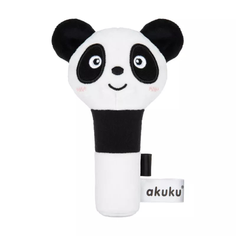 Akuku minkštas pliušinis žaisliukas/ barškutis Panda, A0706
