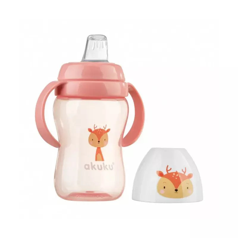 Akuku neišsiliejanti gertuvė, 240 ml su dviem rankenėlėmis, A0221-DEER