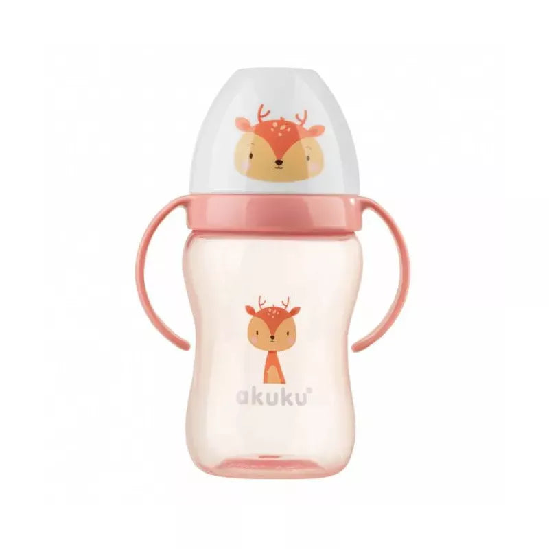 Akuku neišsiliejanti gertuvė, 240 ml su dviem rankenėlėmis, A0221-DEER