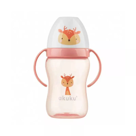 Akuku neišsiliejanti gertuvė, 240 ml su dviem rankenėlėmis, A0221-DEER