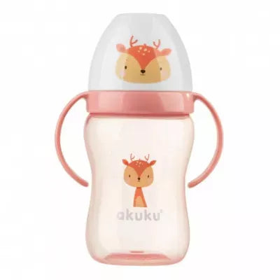 Akuku neišsiliejanti gertuvė, 240 ml su dviem rankenėlėmis, A0221-DEER