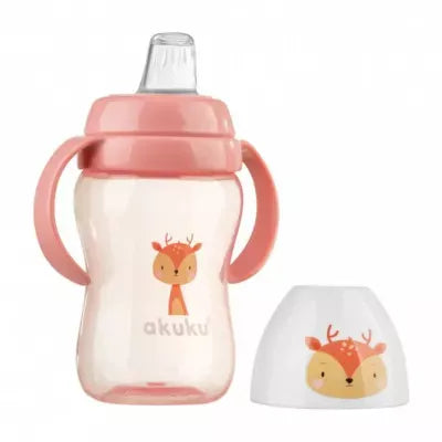 Akuku neišsiliejanti gertuvė, 240 ml su dviem rankenėlėmis, A0221-DEER