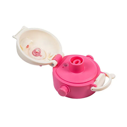 Akuku vaikiška gertuvė su šiaudeliu 480 ml. Pink, A0725