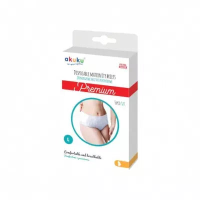 Akuku vienkartinės kelnaitės po gimdymo, Premium, Dydis L, 5 pcs, A0551