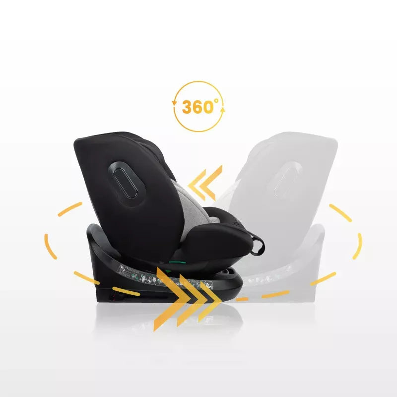 Autokėdutė Caretero Bosco I-size 0-36 kg., 360°, Black