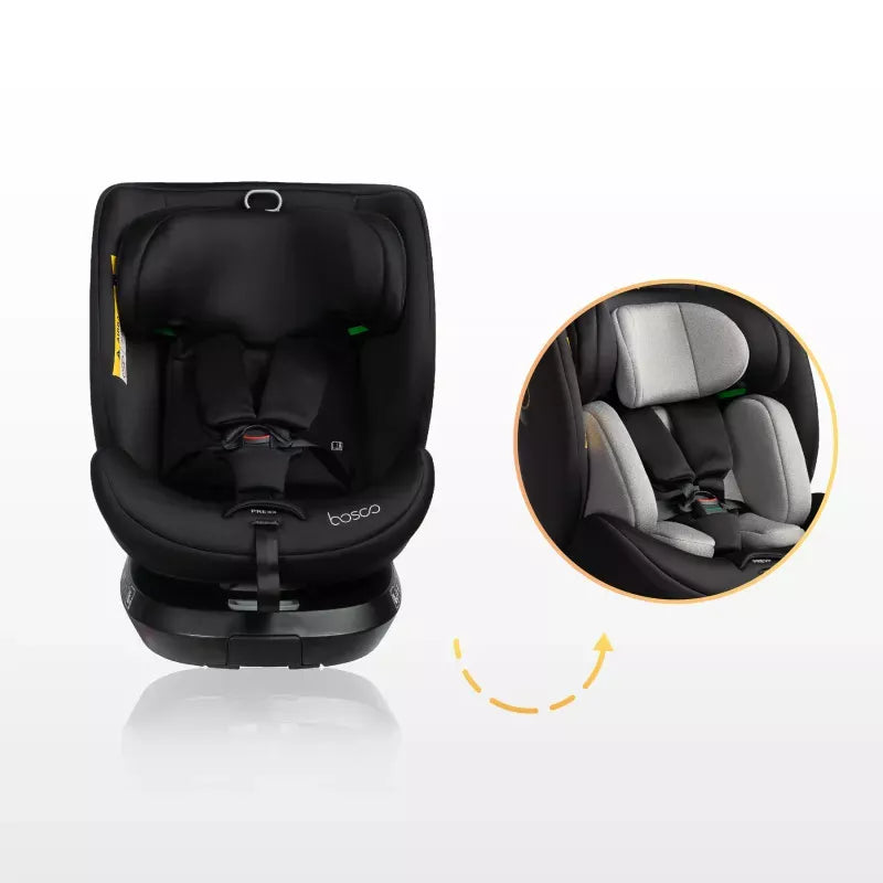 Autokėdutė Caretero Bosco I-size 0-36 kg., 360°, Olive