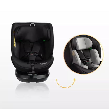 Autokėdutė Caretero Bosco I-size 0-36 kg., 360°, Olive