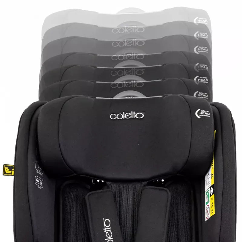 Autokėdutė Coletto Ivo I-size 0-36 kg. 360., Dark grey