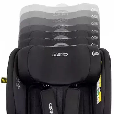 Autokėdutė Coletto Ivo I-size 0-36 kg. 360., Dark grey