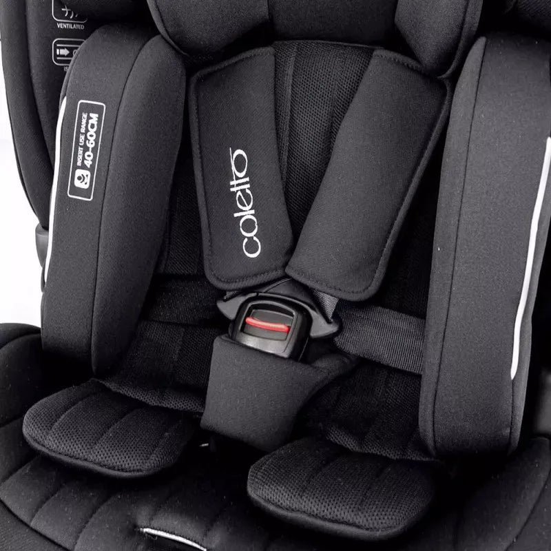 Autokėdutė Coletto Ivo I-size 0-36 kg. 360., Dark grey