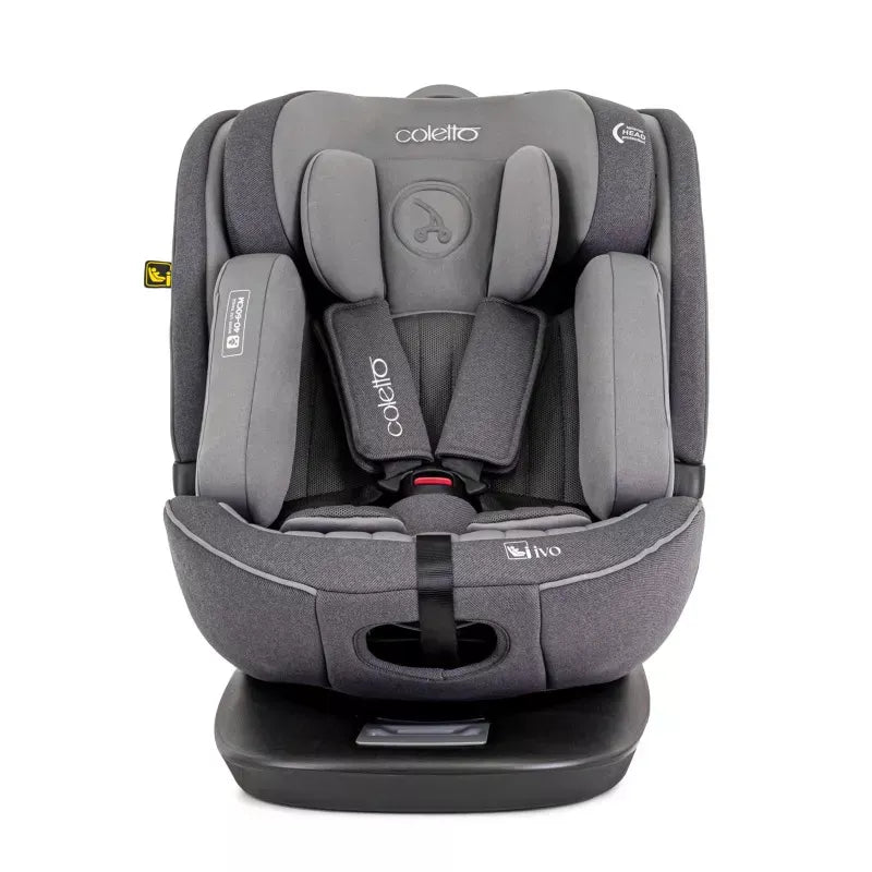 Autokėdutė Coletto Ivo I-size 0-36 kg. 360., Dark grey