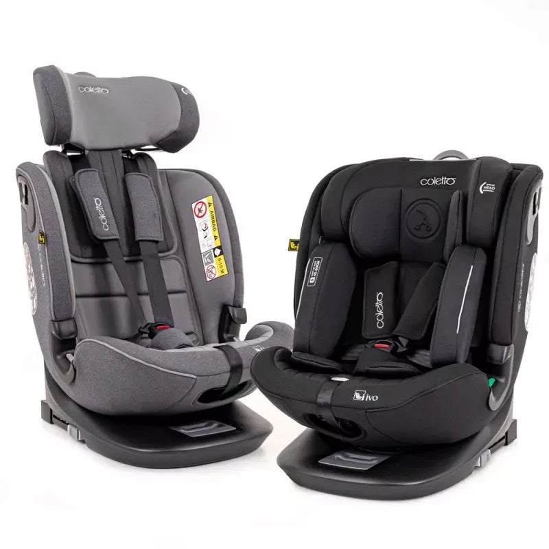Autokėdutė Coletto Ivo I-size 0-36 kg. 360., Dark grey