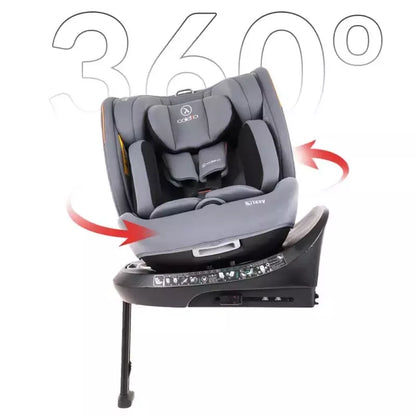 Autokėdutė Coletto Izzy I-size 0-36 kg. 360., Grey