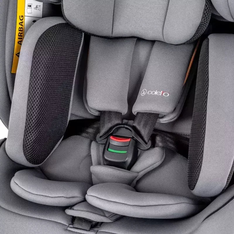 Autokėdutė Coletto Izzy I-size 0-36 kg. 360., Grey