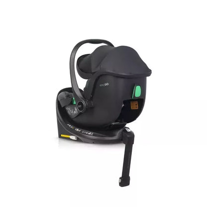 Pasisukanti autokėdutė su isofix baze Easy go Buz Pro I-size 0-13, Granito