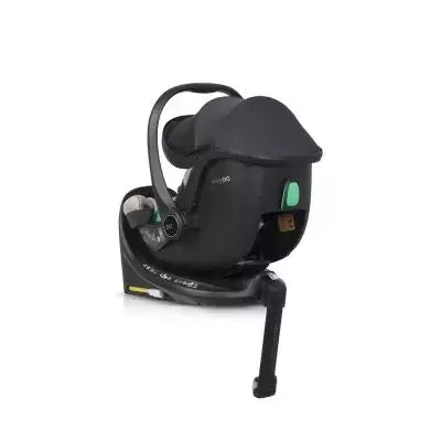 Pasisukanti autokėdutė su isofix baze Easy go Buz Pro I-size 0-13, Taupe