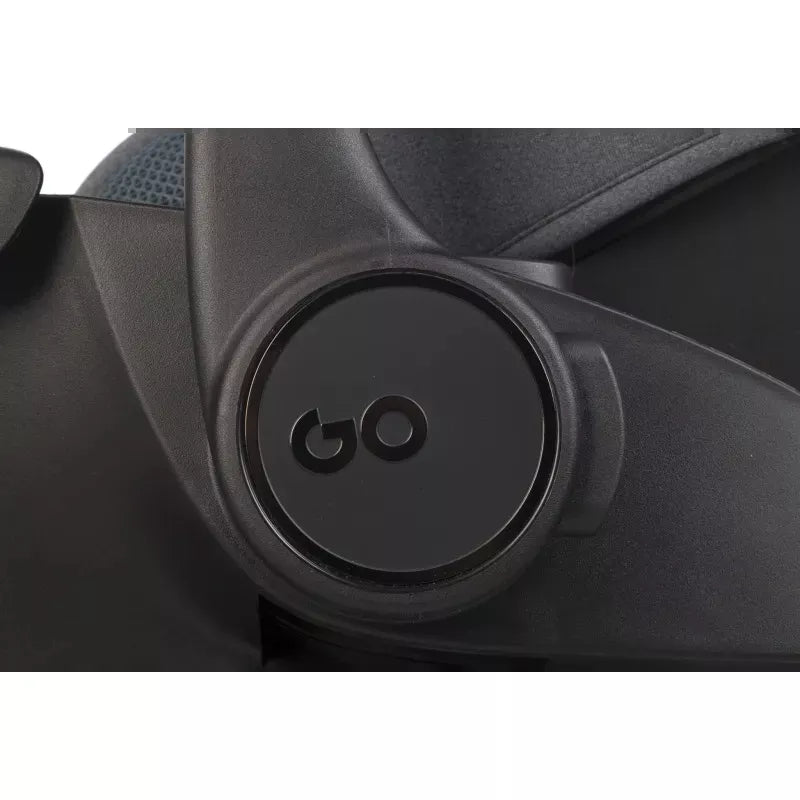 Pasisukanti, gulima autokėdutė su isofix baze Easy go Buz Pro Xtd I-size 0-13, Granito