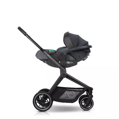 Pasisukanti, gulima autokėdutė su isofix baze Easy go Buz Pro Xtd I-size 0-13, Granito