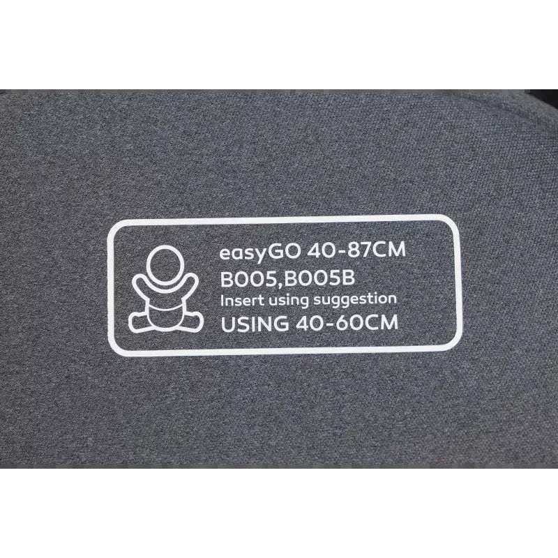 Pasisukanti, gulima autokėdutė su isofix baze Easy go Buz Pro Xtd I-size 0-13, Granito