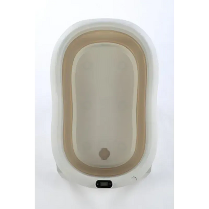 Sulankstoma vonia Bath & Care su termometru ir gultuku, Beige