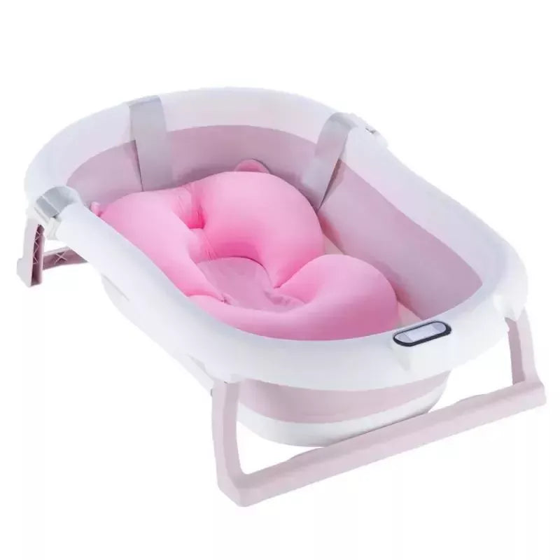 Sulankstoma vonia Bath & Care su termometru, Pink