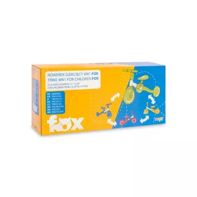 Dviratukas/triratukas Toyz FOX 4in1, pink