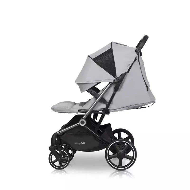 Vežimėlis dvynukams Easy go Echo, Cloudy gray