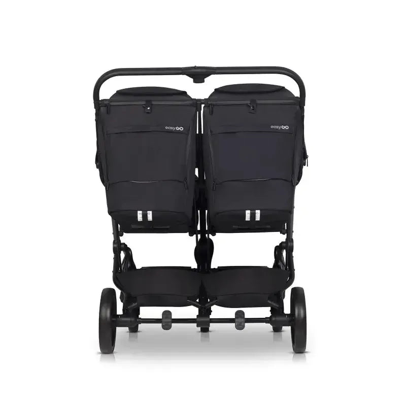 Vežimėlis dvynukams Easy go Echo, Ebony black