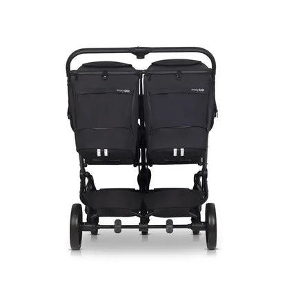 Vežimėlis dvynukams Easy go Echo, Ebony black