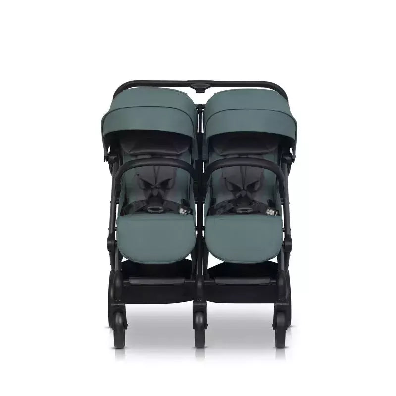 Vežimėlis dvynukams Easy go Echo, Sage green