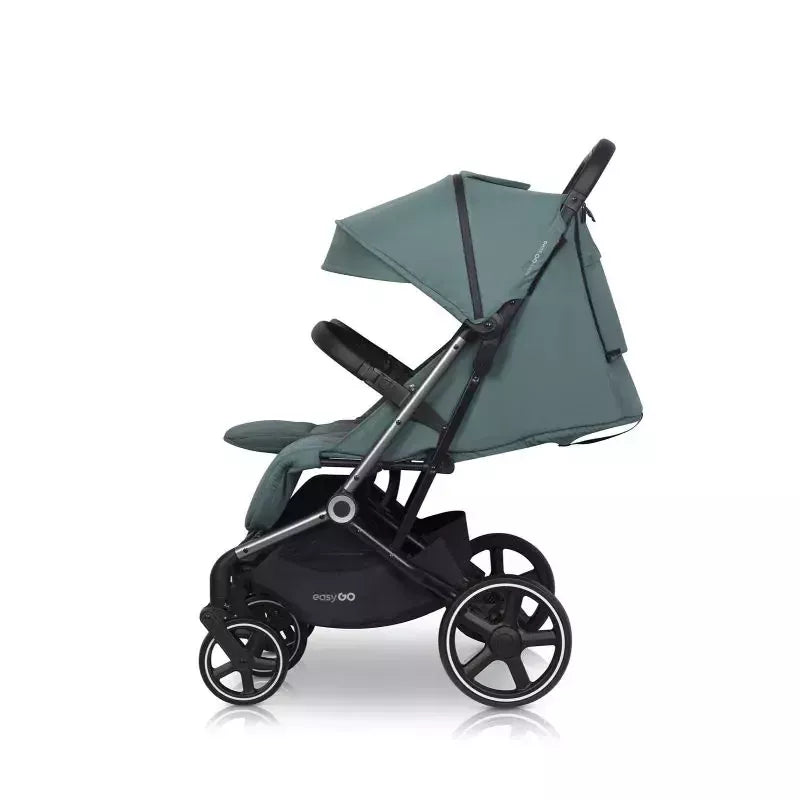 Vežimėlis dvynukams Easy go Echo, Sage green