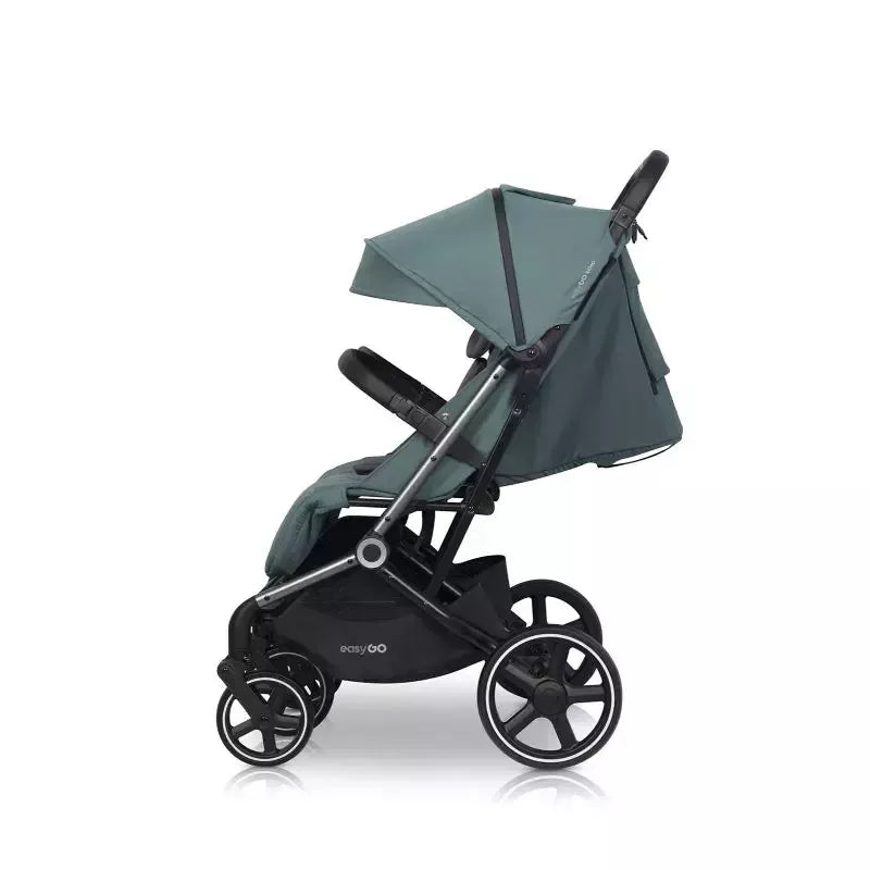 Vežimėlis dvynukams Easy go Echo, Sage green