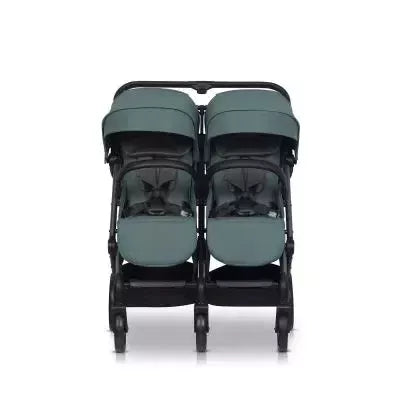 Vežimėlis dvynukams Easy go Echo, Sage green
