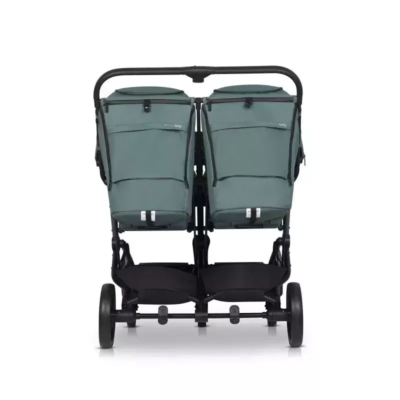 Vežimėlis dvynukams Easy go Echo, Sage green