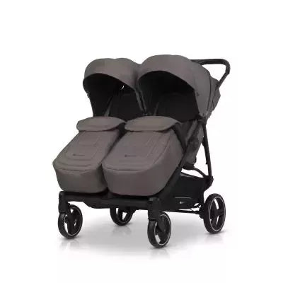 Vežimėlis dvynukams Euro-cart Doblo, Taupe