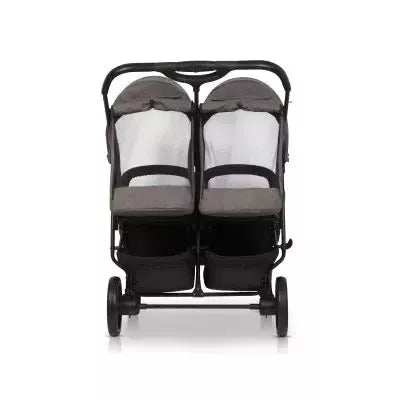Vežimėlis dvynukams Euro-cart Doblo, Taupe